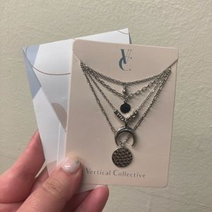 Vertical Collective Layered Necklace Set